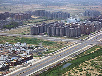 Approaching Delhi IGIA